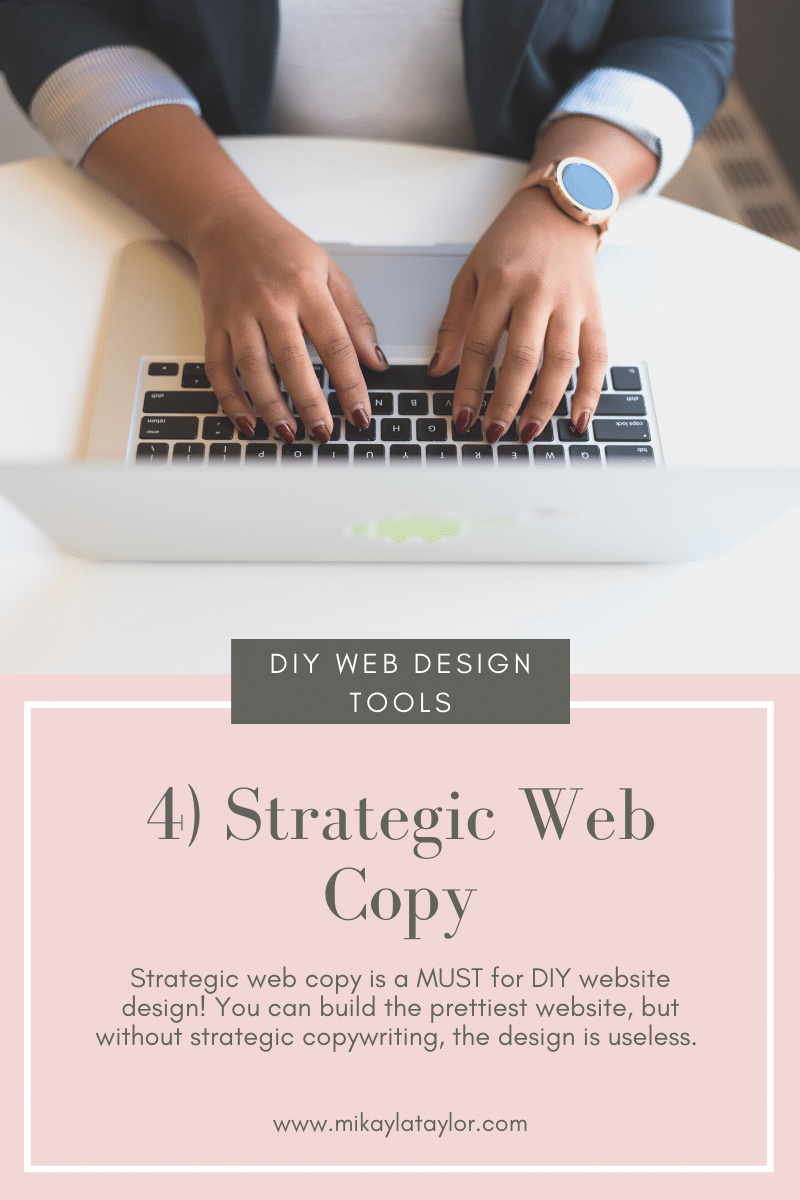 Web Tool #4 - Strategic Web Copy