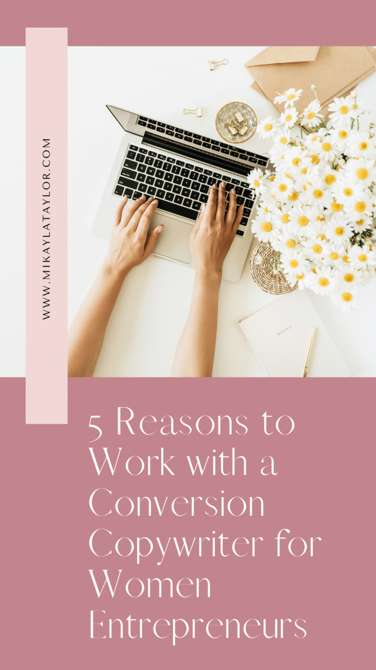 5 Reasons to Work with a Conversion Copywriter for Women