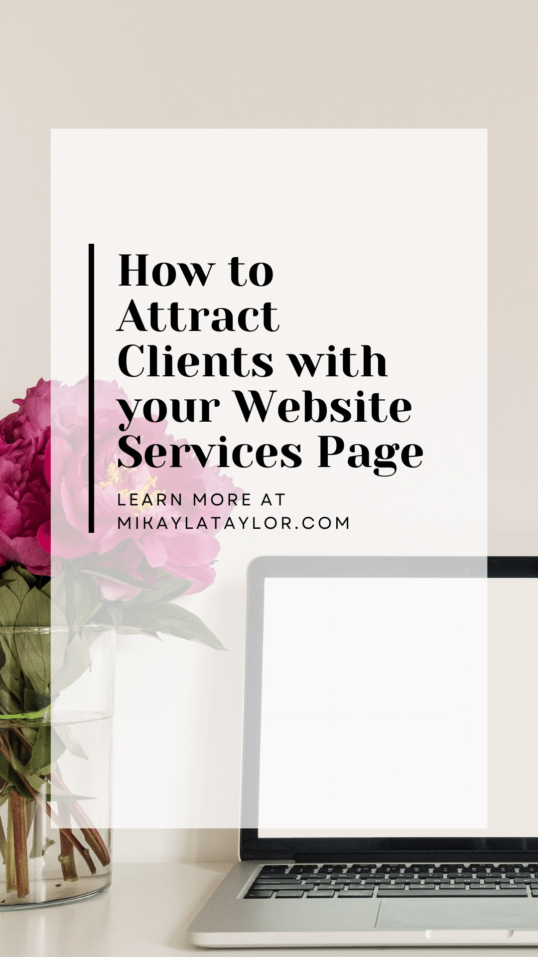 How to Attract Clients with your Website Services Page Pinterest1