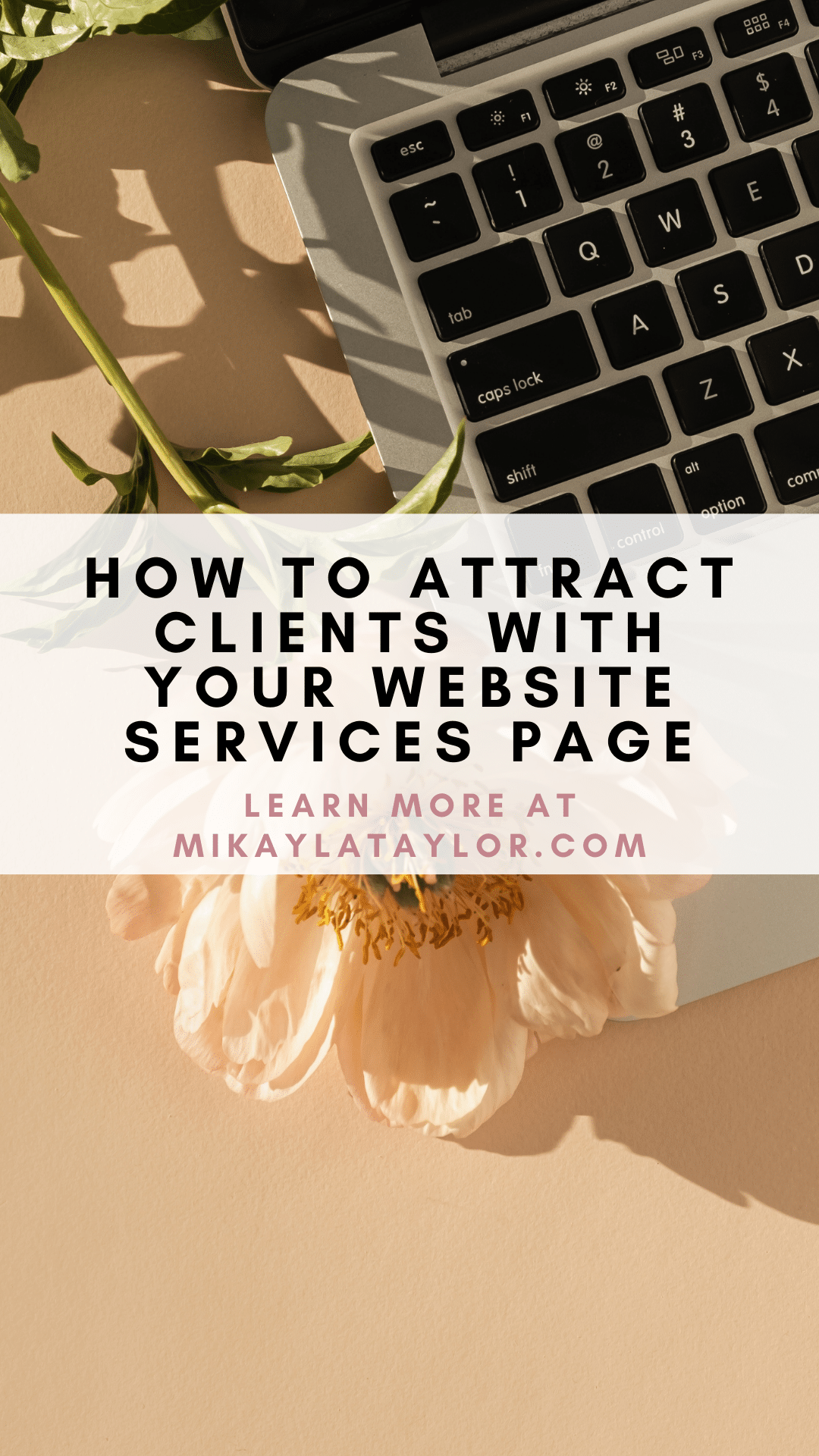 How to Attract Clients with your Website Services Page Pinterest3