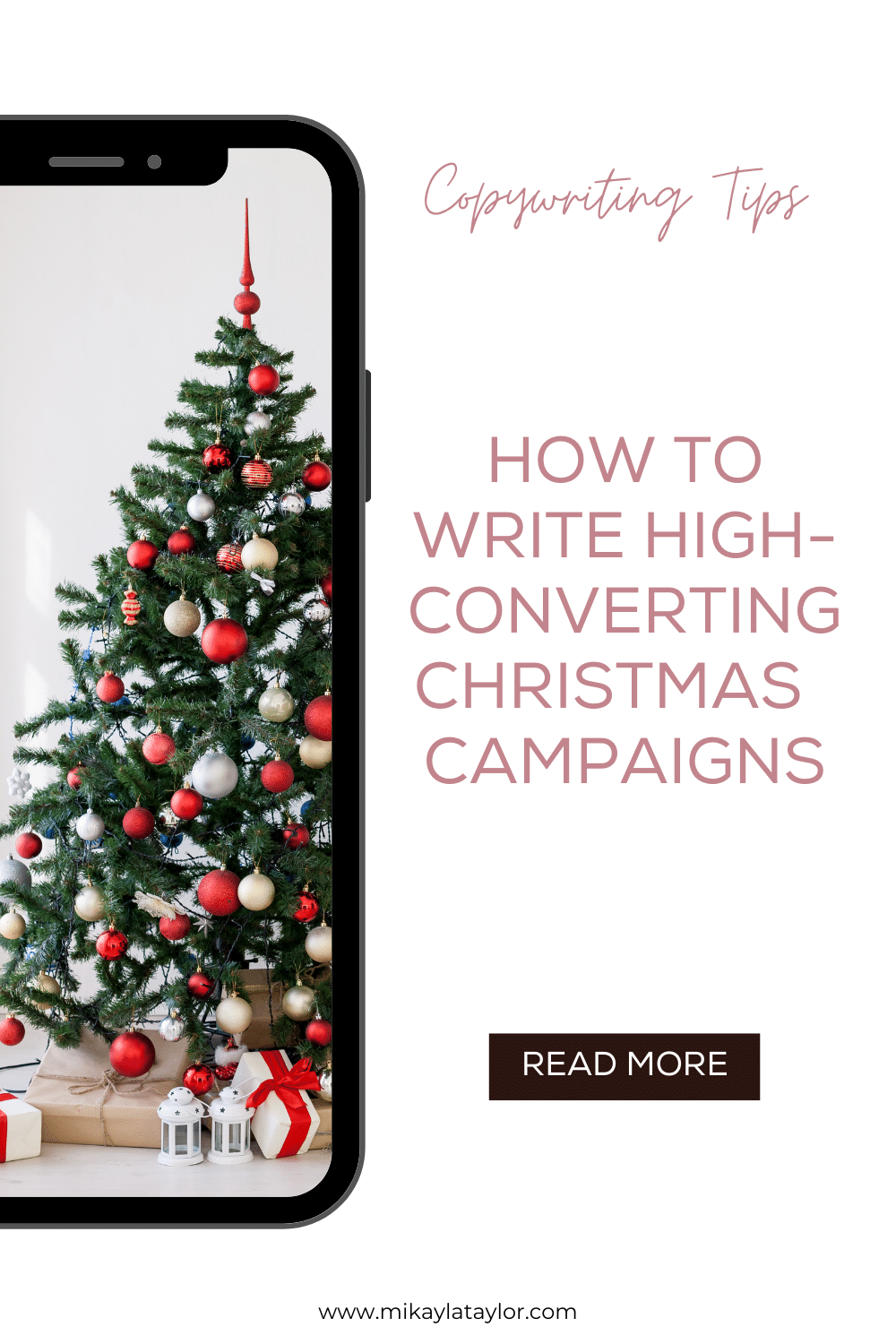 how to write high converting christmas campaigns mikaylataylor.com pinterest