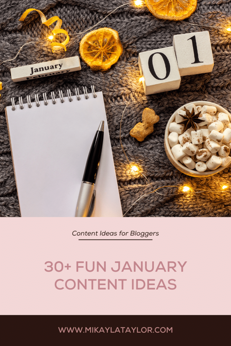 January Posts 31 Blog Post Ideas For January That Will Make Your SEO Better - Mikayla ...